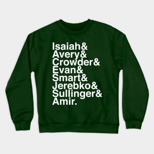 Pre-Punk Rock Celtics 15-16 List Crewneck Sweatshirt